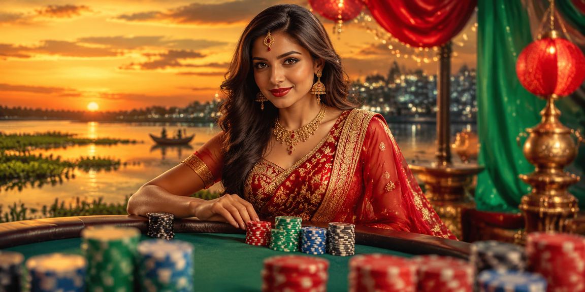টাঙ্গুয়ার হাওরের পটভূমিতে স্পোর্টস বেটিং অ্যাপ ব্যবহারের দৃশ্য